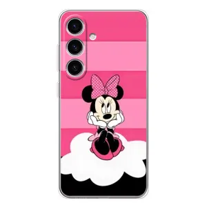 Эксклюзивный чехол для Samsung Galaxy S25 (AlphaPrint - Мультяшные) (Девочка Maus)