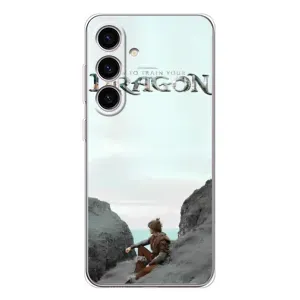 Чехол как приручить дракона на Samsung Galaxy S25 (Дракон лого)