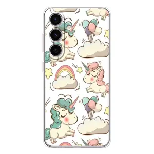 Чехол для Гелекси S25 - (Единорожки - Новинки) (AlphaPrint) (Единорожки)
