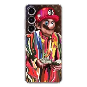 Бренднові Чохли для Samsung Galaxy S25 - (PREMIUMPrint) (Mario LV)