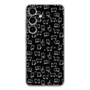 Чохол з принтом для Samsung Galaxy S25 (AlphaPrint) Модні коти (Маленькі котики)