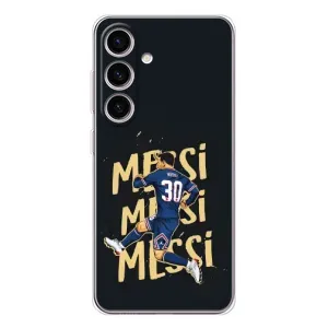 Чехлы для Samsung Galaxy S25 (Leo чемпион) (AlphaPrint) (Messi ПСЖ)