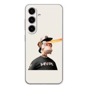 Чехлы с Обезьянами NFT для Samsung Galaxy S25 (AlphaPrint) (обезьяна NFT в очках)