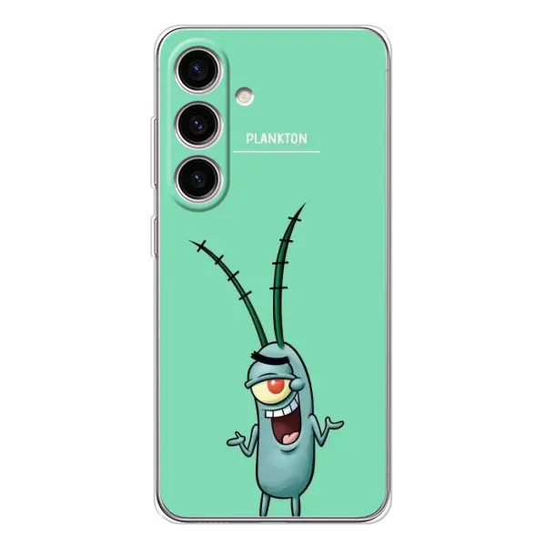 Чехол с принтом «Персонаж Планктон» для Samsung Galaxy S25 Чехол с принтом «Персонаж Планктон» для Samsung Galaxy S25