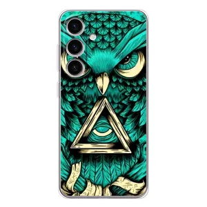 Чохол з пташками на Samsung Galaxy S25 (VPrint) (Сова з оком)