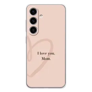 Чехлы для мамы на Samsung Galaxy S25 (Сердце маме)