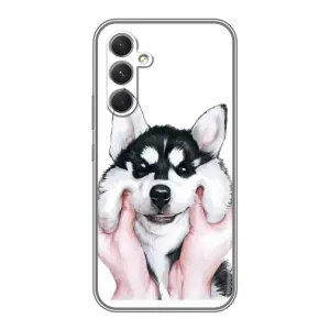 Чехлы с собаками для Samsung Galaxy S26 Edge (VPrint) (Довольный Хаски)