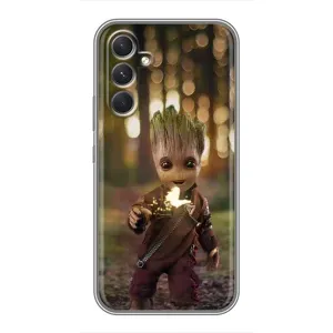 Чехол МАРВЕЛ для Самсунг Галакси С26 Эдж (AlphaPrint) (I am Groot)