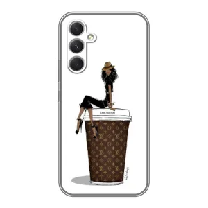 Чохли Луі Вітон для Samsung Galaxy S26 Edge (AlphaPrint - LOUIS VUITTON) (кава LOUIS VUITTON)