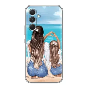 Чехол с печатью для Samsung Galaxy S26 Edge - (Мама с ребенком) (AlphaPrint) (Мама с доченькой)