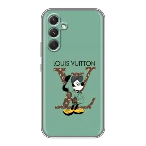 Чохли Луі Вітон для Samsung Galaxy S26 Edge (AlphaPrint - LOUIS VUITTON) (Міккі Маус LV)