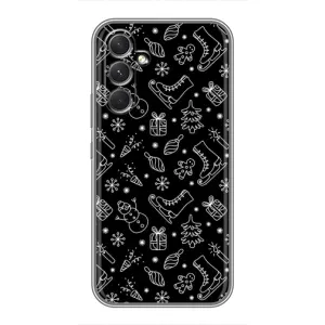 Новогодние, Праздничные Чехлы для Samsung Galaxy S26 Edge - 2024 год (Новогодний фон)