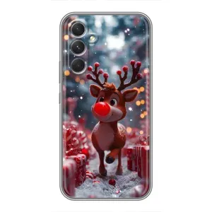 Яскравий чохол для Samsung Galaxy S26 Edge з Зимові Оленята (Олень серед подарунків)