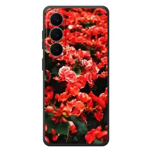 Чехлы с Цветами для Samsung Galaxy S26 Plus (VPrint) (Цветы красные)
