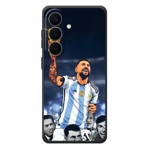 Чехлы для Samsung Galaxy S26 Plus (Leo чемпион) (AlphaPrint) (Месси с кубком)