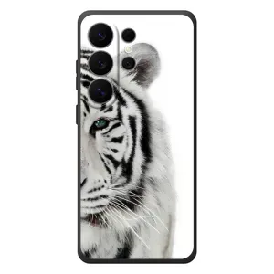 Чехлы с картинками животных Samsung Galaxy S26 Ultra (Белый Тигр)