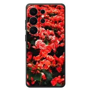 Чехлы с Цветами для Samsung Galaxy S26 Ultra (VPrint) (Цветы красные)