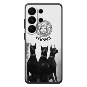 Чехлы VERSACE для Гелекси С26 Ультра (PREMIUMPrint) (Доберман Версаче)
