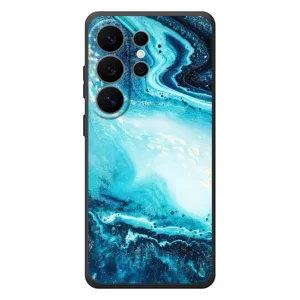 Мраморний чехол на Samsung Galaxy S26 Ultra (VPrint) (Блакитний мрамор)