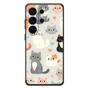 Чехол с рисунком кот на Samsung Galaxy S26 Ultra (Коллаж котов)