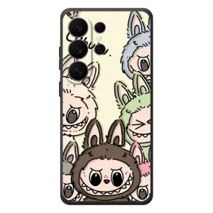 Чехол с Лабубу на Samsung Galaxy S26 Ultra (Золотая обезьяна Bored Ape)