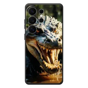 Чехол с картинкой «Хищники» для Samsung Galaxy S26 Ultra (Опасный крокодил)