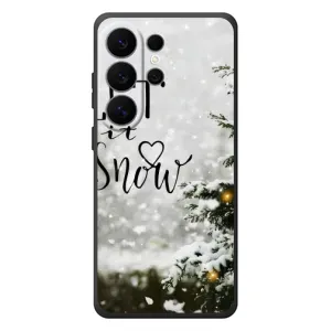 Новогодние, Праздничные Чехлы для Samsung Galaxy S26 Ultra - 2024 год (Let it snow)