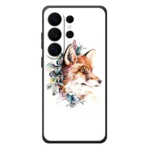 Чехлы с картинкой Лисички для Samsung Galaxy S26 Ultra (VPrint) (Лисичка в цветочках)