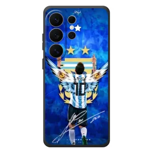 Чехлы для Samsung Galaxy S26 Ultra (Leo чемпион) (AlphaPrint) (Месси сборная)