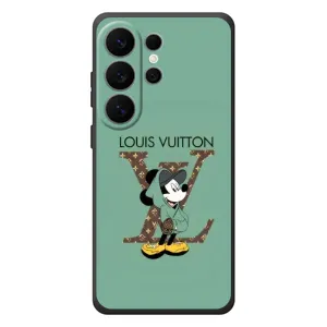 Чехлы Луи Витон для Samsung Galaxy S26 Ultra (AlphaPrint - LOUIS VUITTON) (Микки Маус LV)