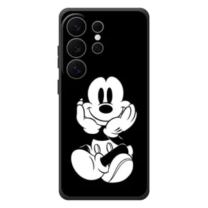 Эксклюзивный чехол для Samsung Galaxy S26 Ultra (AlphaPrint - Мультяшные) (Микки на черном)