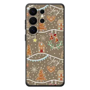 Новогодние, Праздничные Чехлы для Samsung Galaxy S26 Ultra - 2024 год (Новогодние пряники)