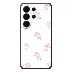 Чехол с розовым рисунком для Samsung Galaxy S26 Ultra (Розовые цветы)