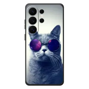 Чехол с принтом для Samsung Galaxy S26 Ultra (AlphaPrint) Модные коты (Стильный кот)