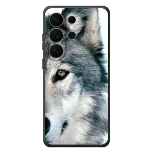 Чехлы с картинками животных Samsung Galaxy S26 Ultra (Волк)