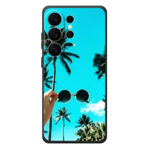 Силиконовый чехол с КАРТИНКАМИ лето для Samsung Galaxy S26 Ultra (AlphaPrint) (Взгляд лето)