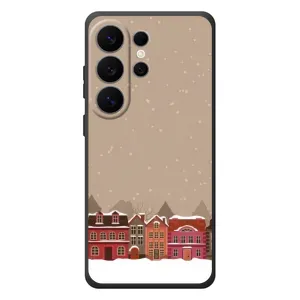 Новогодние, Праздничные Чехлы для Samsung Galaxy S26 Ultra - 2024 год (Зимний город)