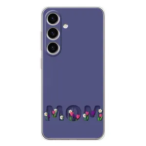Чехлы для мамы на Samsung Galaxy S26 (Мама в цветах)