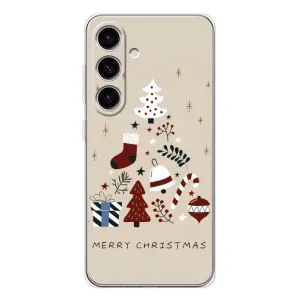 Різдвяні Чохли для Samsung Galaxy S26 (VPrint) (Merry Christmas)