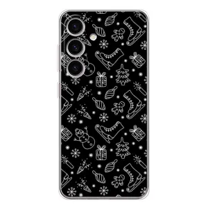 Новорічні, Святкові Чохли для Samsung Galaxy S26 - 2024 год (Новорічний фон)