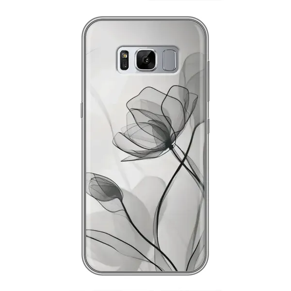Чохол з принтом «Чорні квіти» для Samsung Galaxy S8 Plus (G955) Чохол з принтом «Чорні квіти» для Samsung Galaxy S8 Plus (G955)