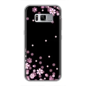 Чехол для Самсунг Галакси С8 Плюс G955 - с принтом (Дизайнерские) (AlphaPrint) (Цветочки маленькие)