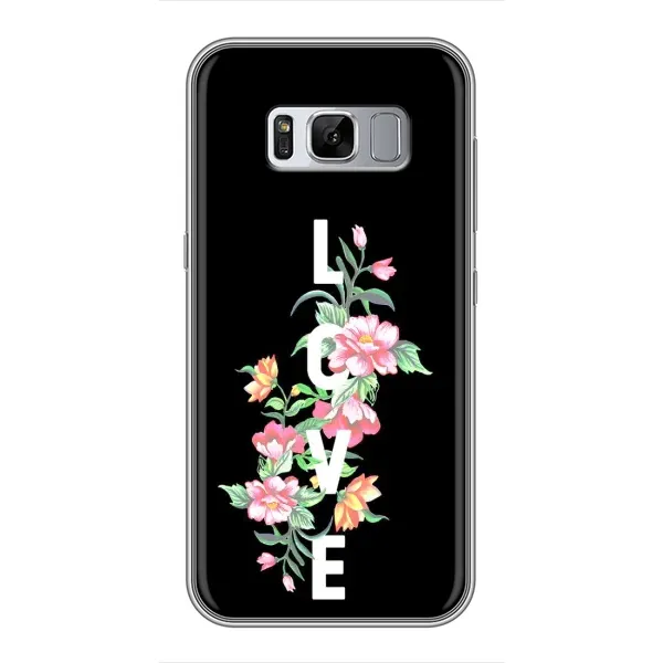 Чехол с принтом «Цветы LOVE» для Samsung Galaxy S8 Plus (G955)