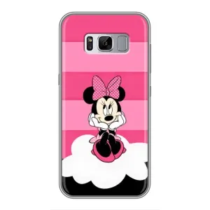 Эксклюзивный чехол для Samsung Galaxy S8 Plus, G955 (AlphaPrint - Мультяшные) (Девочка Maus)