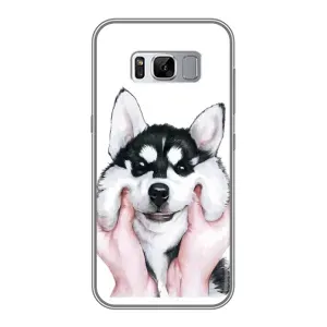 Чохли з собаками для Samsung Galaxy S8 Plus, G955 (VPrint) (Радісний Хаскі)