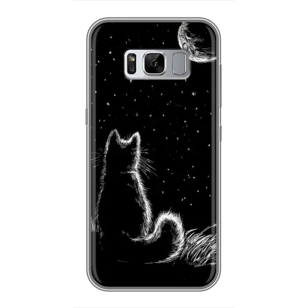 Чохол з принтом «Котик і місяць» для Samsung Galaxy S8 Plus (G955) Чохол з принтом «Котик і місяць» для Samsung Galaxy S8 Plus (G955)