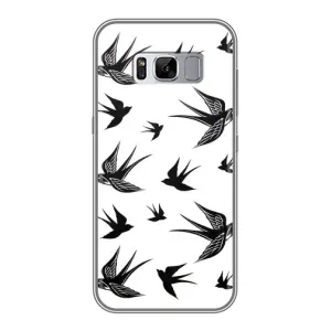 Чохол з пташками на Samsung Galaxy S8 Plus, G955 (VPrint) (Ластівки)
