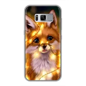 Чохли з картинкою Лисичка для Samsung Galaxy S8 Plus, G955 (VPrint) (Лисичка в гірляндах)