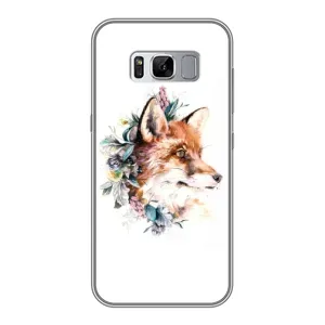 Чохли з картинкою Лисичка для Samsung Galaxy S8 Plus, G955 (VPrint) (Лиса в квітах)