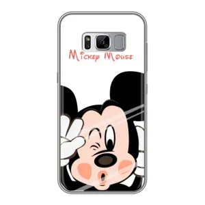 Эксклюзивный чехол для Samsung Galaxy S8 Plus, G955 (AlphaPrint - Мультяшные) (Маус Микки)
